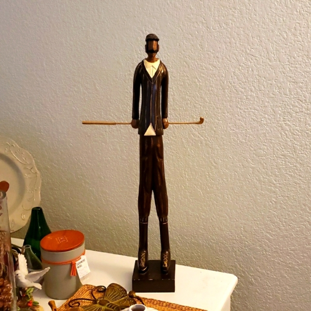 wooden statue
